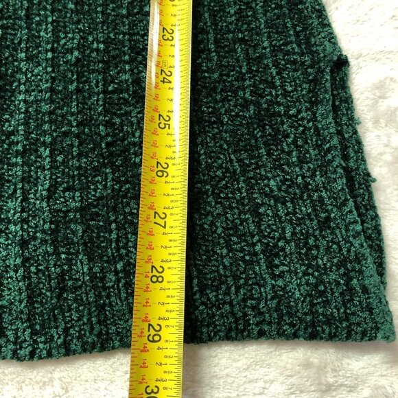 NICOLE Emerald Green Button Down Knitted Cardigan Sweater Size Small - Picture 9 of 10